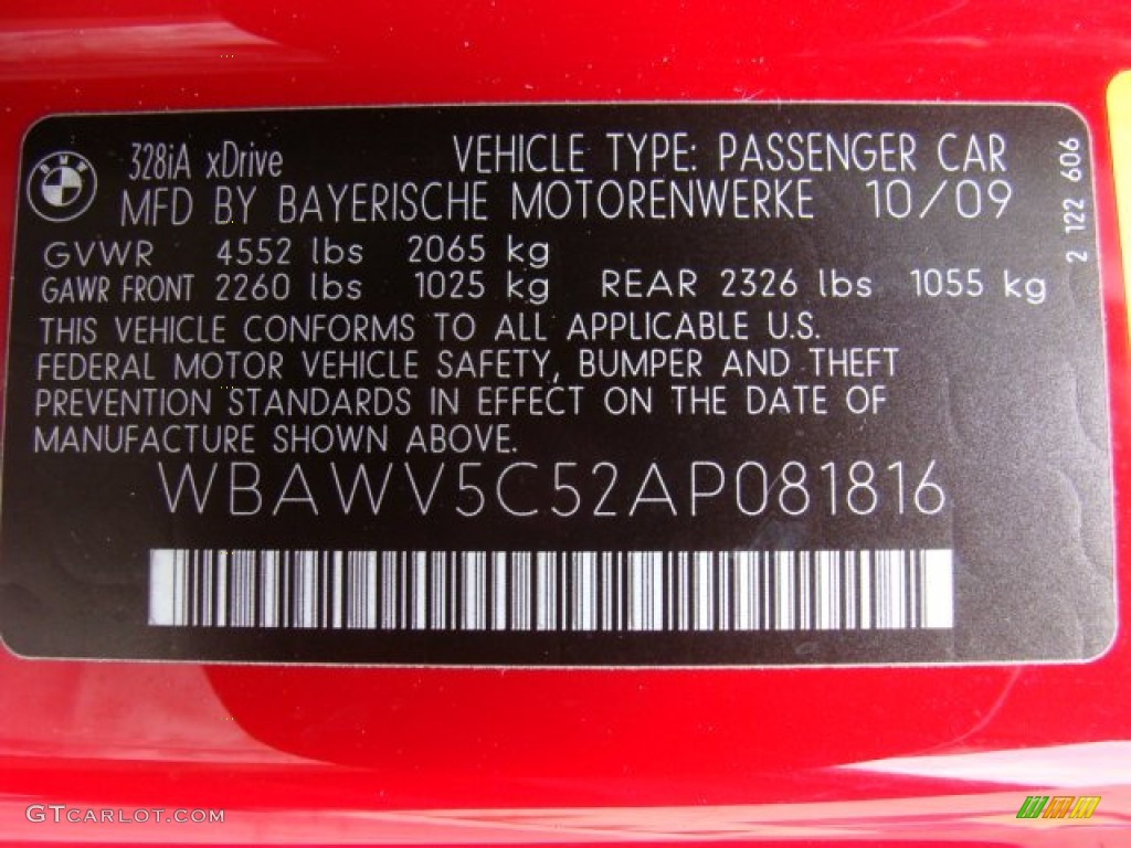 2010 3 Series 328i xDrive Coupe - Crimson Red / Black photo #16