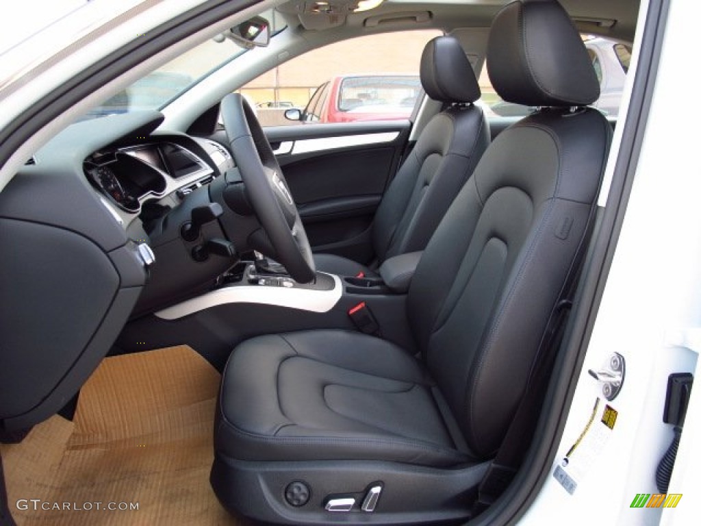 Black Interior 2014 Audi A4 2.0T Sedan Photo #84745385