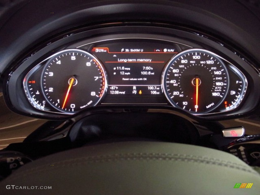 2014 Audi A8 L 4.0T quattro Gauges Photo #84746300