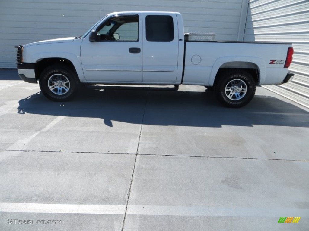 2003 Silverado 1500 Z71 Extended Cab 4x4 - Summit White / Medium Gray photo #6