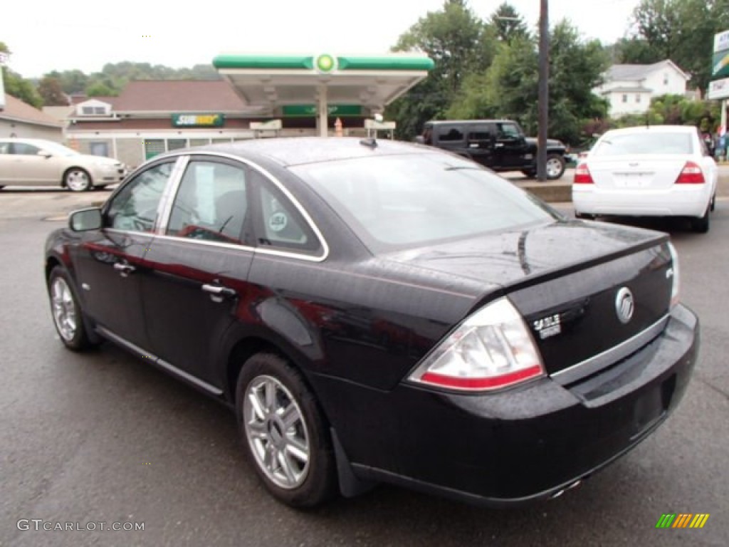 2008 Sable Premier AWD Sedan - Black / Charcoal Black photo #6