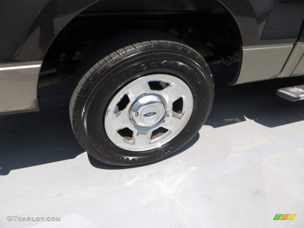 2005 F150 XLT SuperCrew - Dark Stone Metallic / Tan photo #14