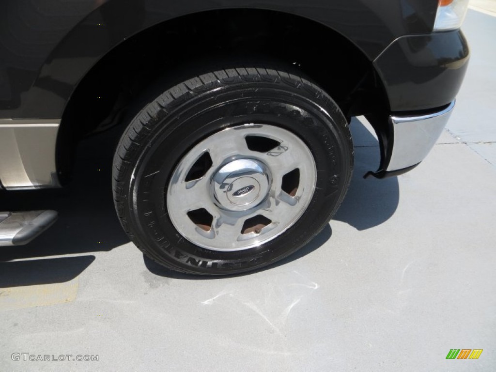 2005 F150 XLT SuperCrew - Dark Stone Metallic / Tan photo #15