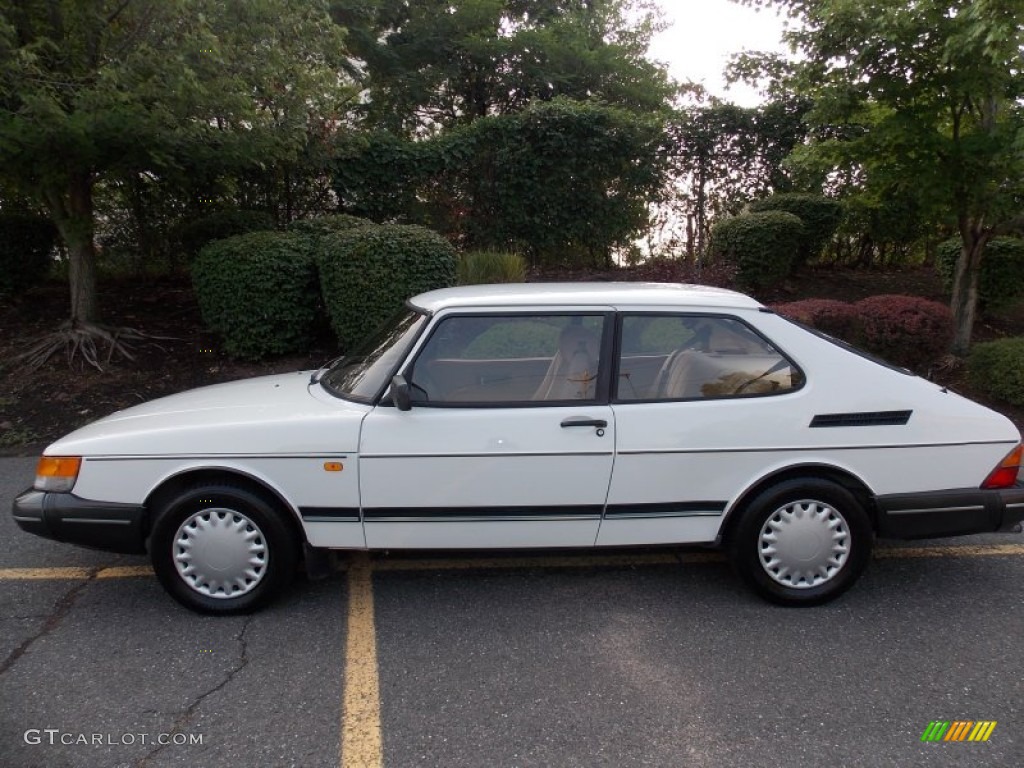 Carrera White 1993 Saab 900 S Coupe Exterior Photo #84748307
