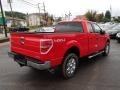 2013 Race Red Ford F150 XLT SuperCab 4x4  photo #5