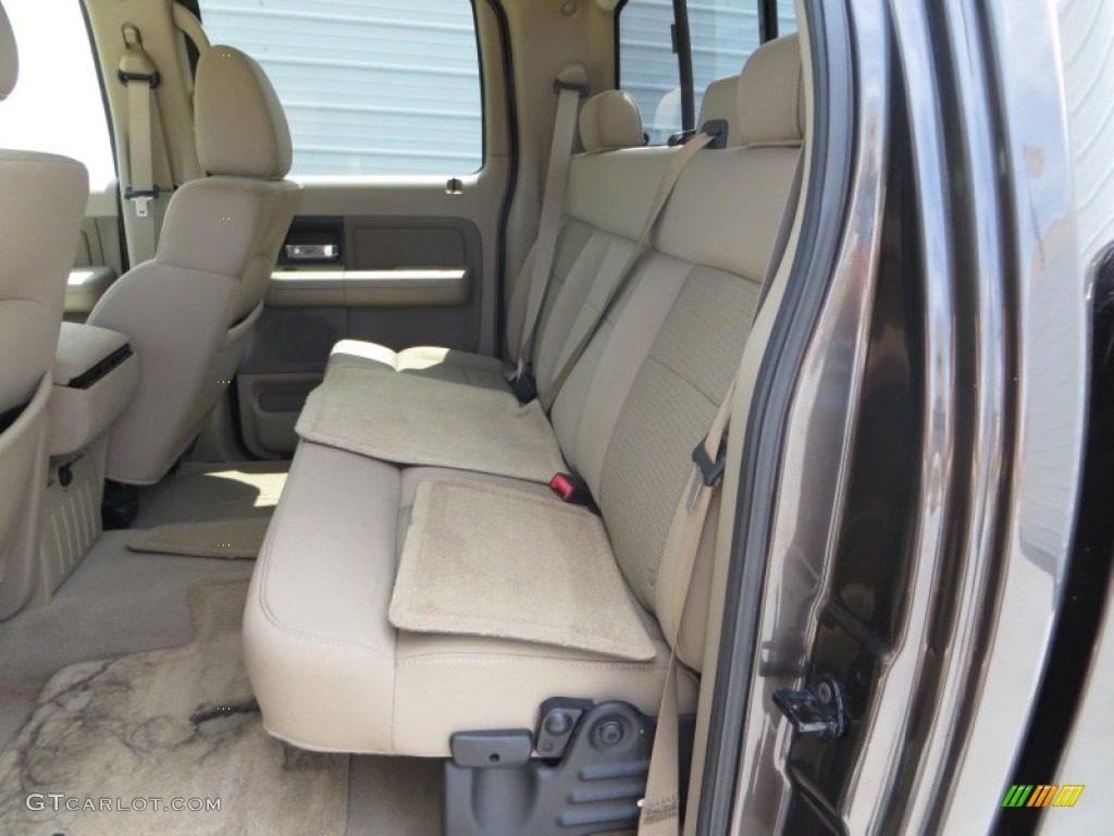 2005 F150 XLT SuperCrew - Dark Stone Metallic / Tan photo #29