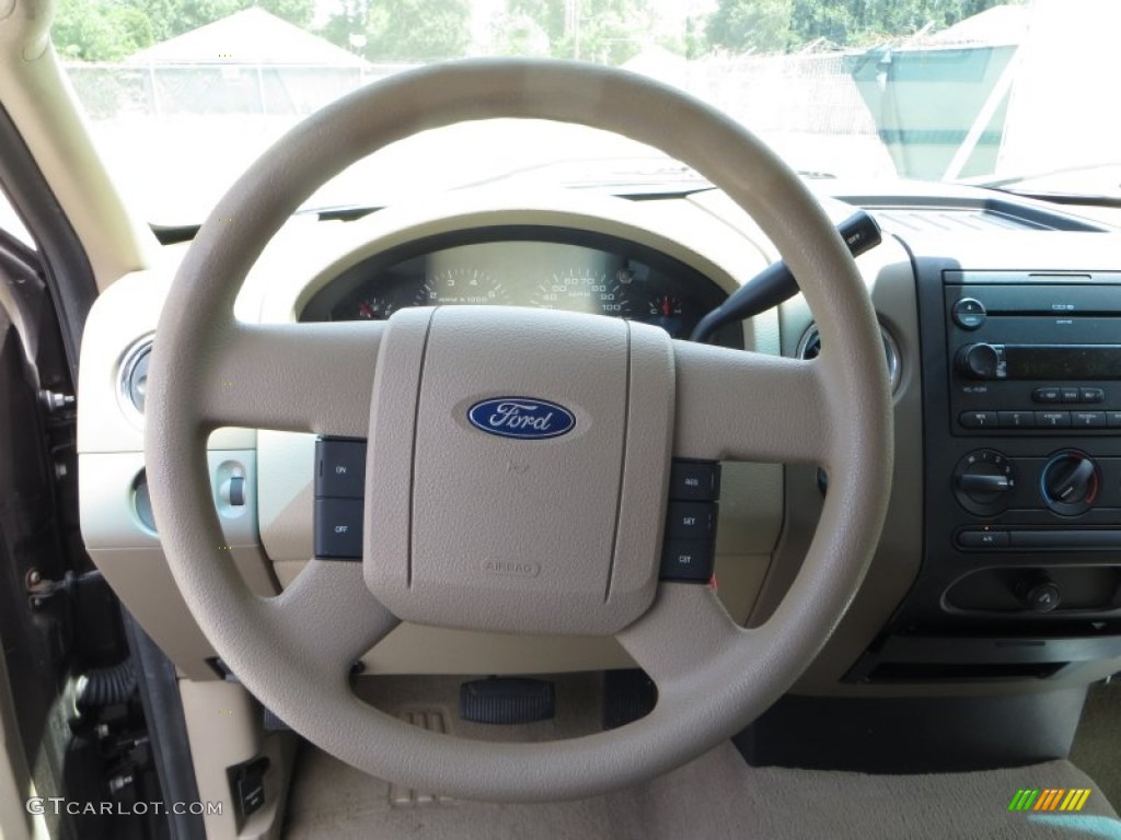 2005 F150 XLT SuperCrew - Dark Stone Metallic / Tan photo #35