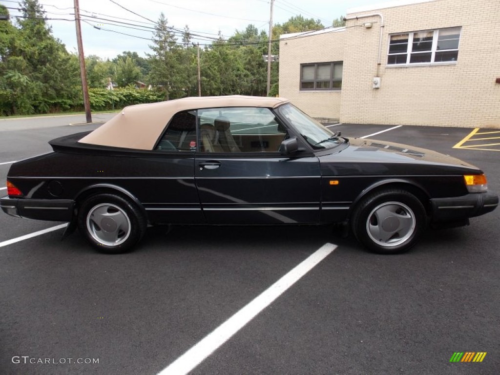 Black 1994 Saab 900 Turbo Convertible Exterior Photo #84749588