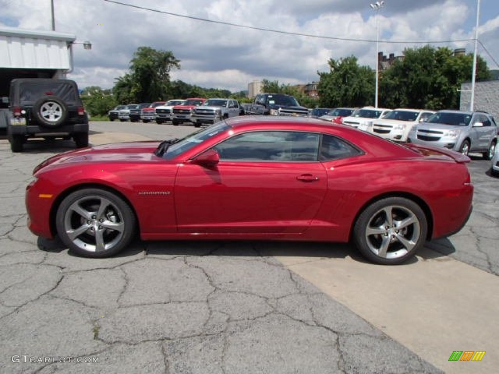 Red Rock Metallic 2014 Chevrolet Camaro LT/RS Coupe Exterior Photo #84749786