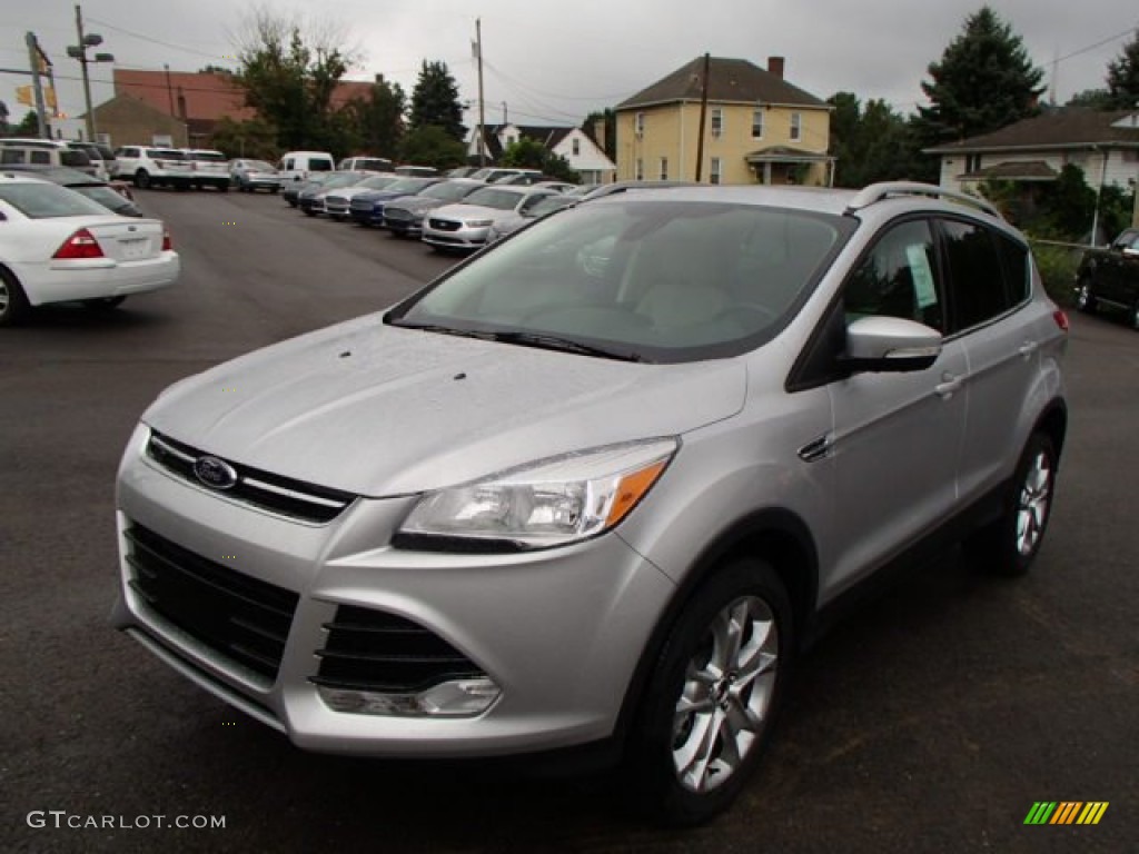 2014 Escape Titanium 1.6L EcoBoost 4WD - Ingot Silver / Medium Light Stone photo #1