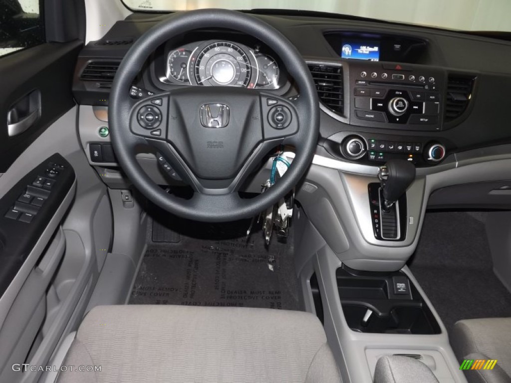 2014 Honda CR-V LX Gray Dashboard Photo #84750208