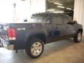 2008 Midnight Blue Metallic GMC Sierra 1500 SLT Crew Cab 4x4  photo #5