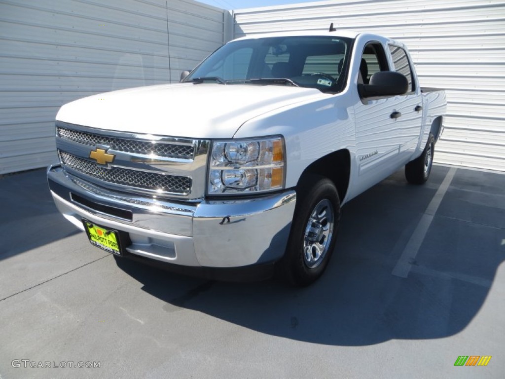 2013 Silverado 1500 LT Crew Cab - Summit White / Ebony photo #7