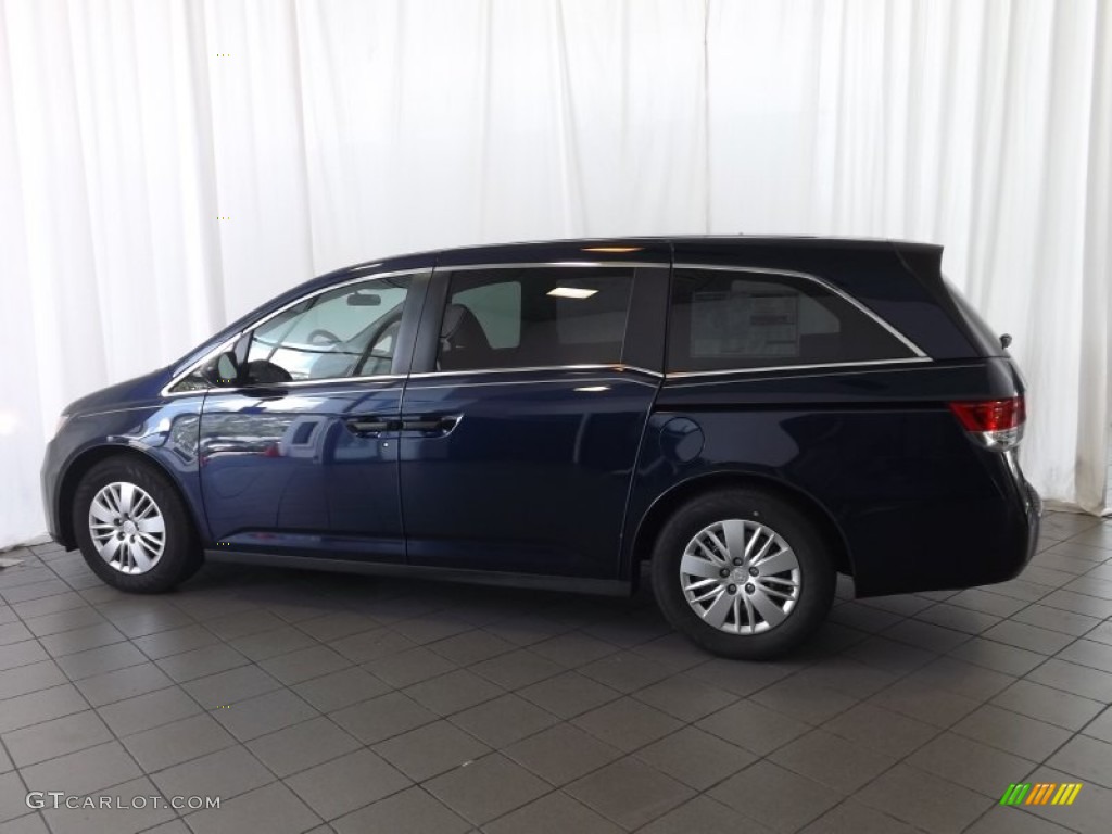 Obsidian Blue Pearl 2014 Honda Odyssey LX Exterior Photo #84751277