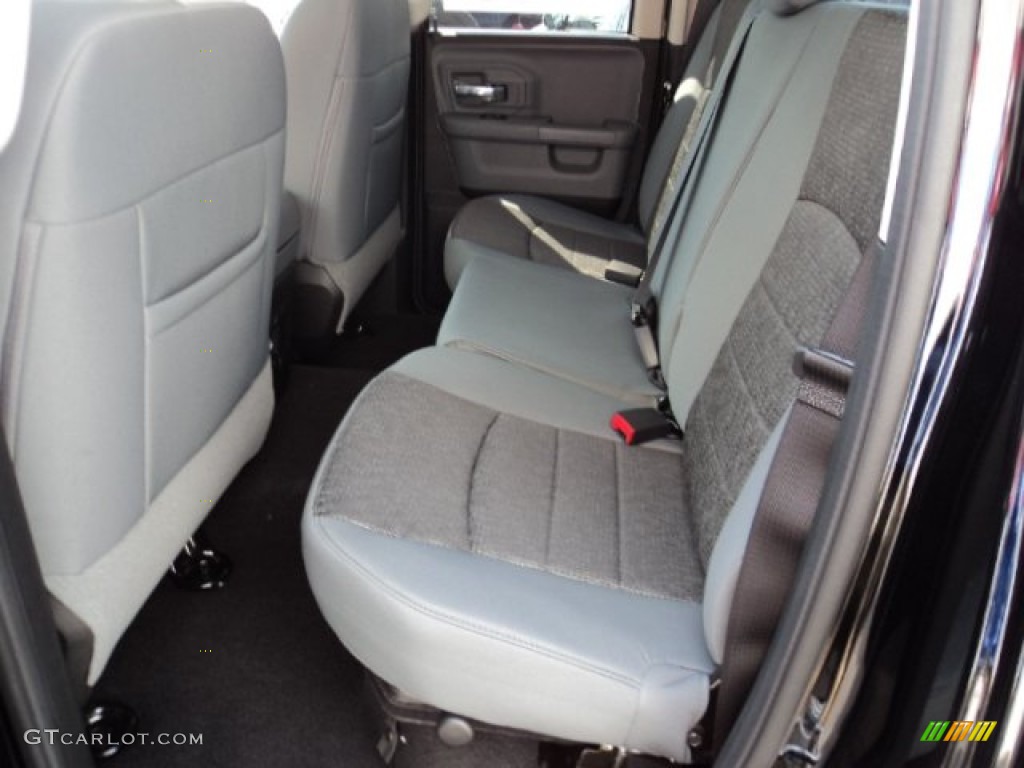 Black/Diesel Gray Interior 2014 Ram 1500 Big Horn Quad Cab 4x4 Photo #84751589