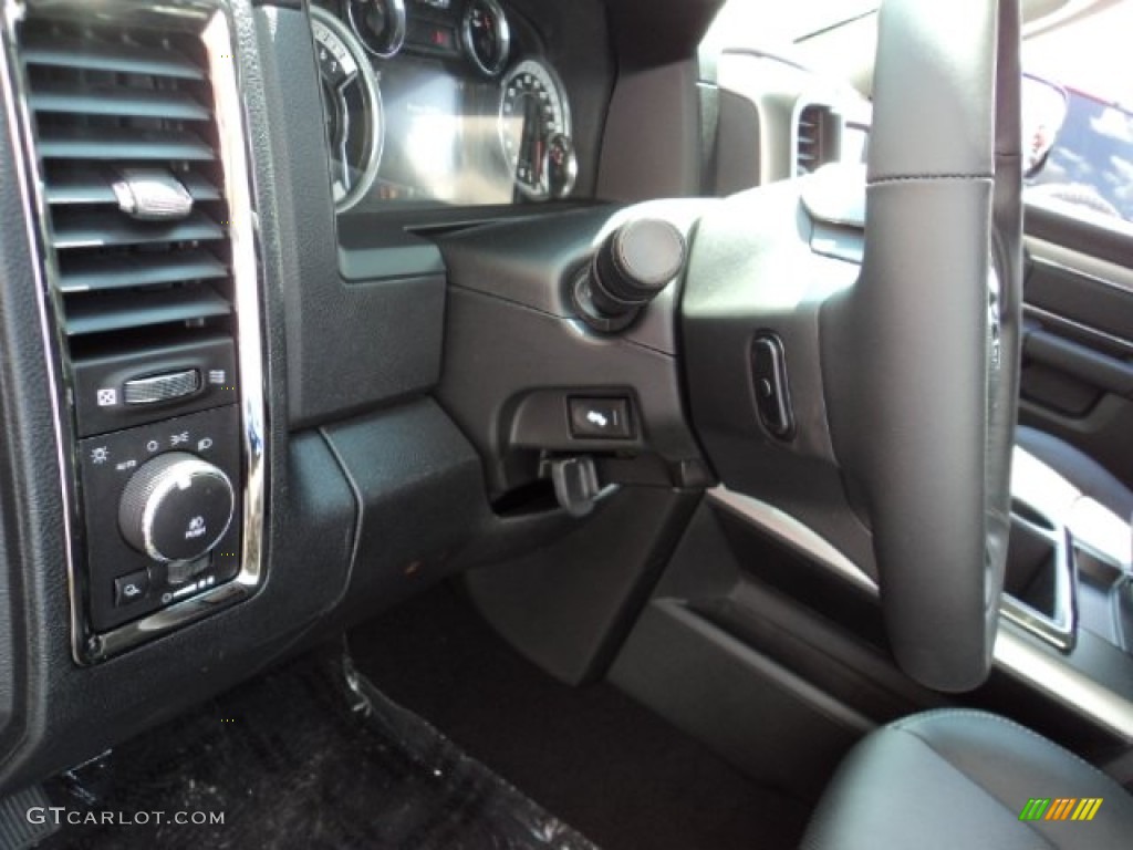 2014 1500 Sport Quad Cab 4x4 - Black / Black photo #12