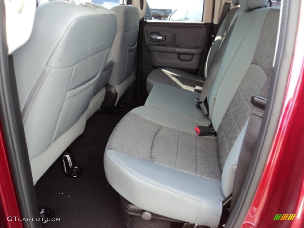 2014 1500 Big Horn Quad Cab 4x4 - Deep Cherry Red Crystal Pearl / Black/Diesel Gray photo #8