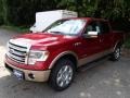 Ruby Red Metallic - F150 Lariat SuperCrew 4x4 Photo No. 4