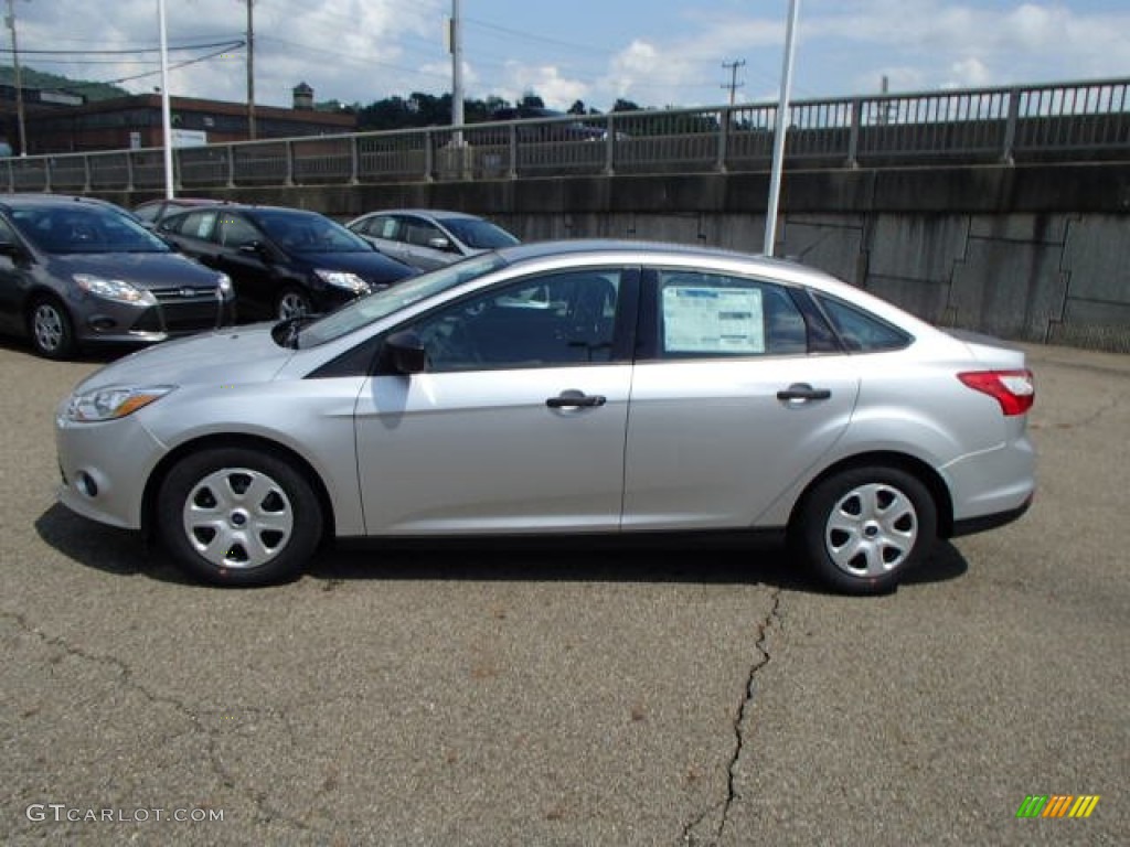 Ingot Silver 2014 Ford Focus S Sedan Exterior Photo #84754289