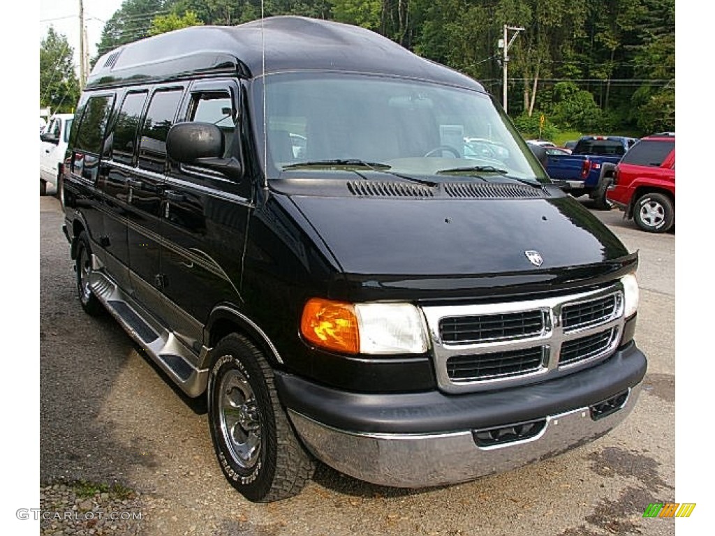 2003 Ram Van 1500 Passenger Conversion - Black / Sandstone photo #14