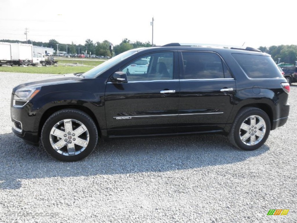 2013 Acadia Denali - Carbon Black Metallic / Ebony photo #4