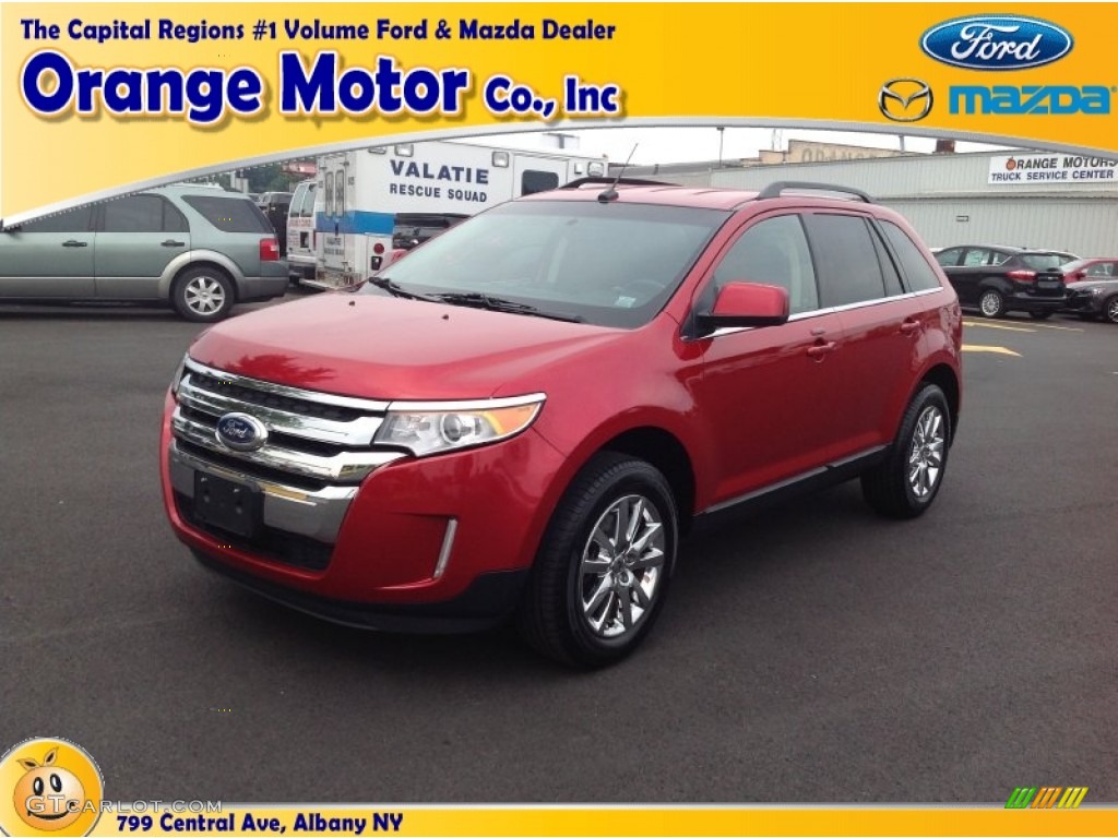 2011 Edge Limited AWD - Red Candy Metallic / Charcoal Black photo #1