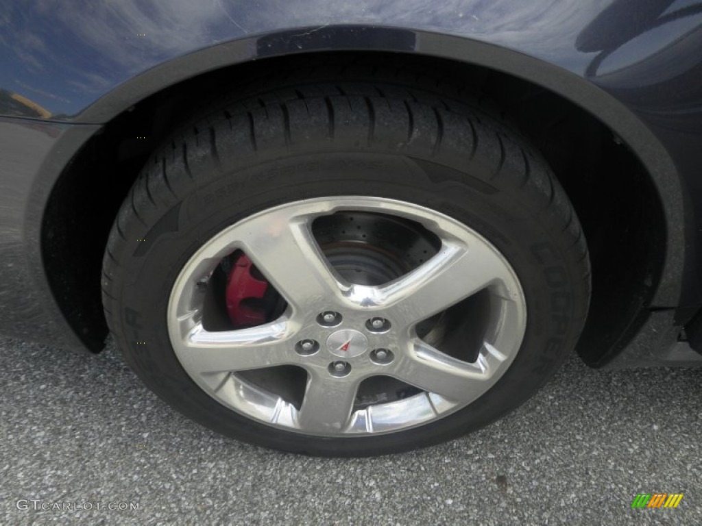 2008 Grand Prix GXP Sedan - Dark Slate Metallic / Ebony photo #10