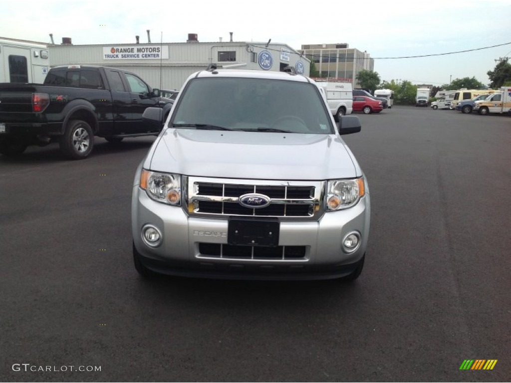 2012 Escape XLT 4WD - Ingot Silver Metallic / Charcoal Black photo #8