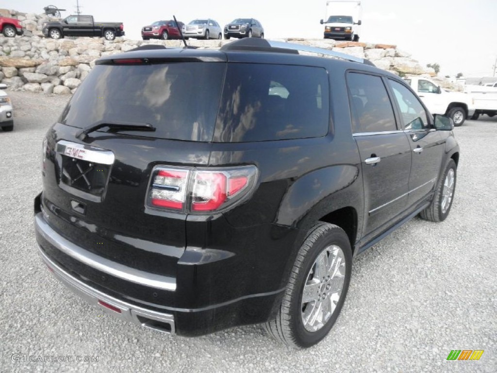 2013 Acadia Denali - Carbon Black Metallic / Ebony photo #39