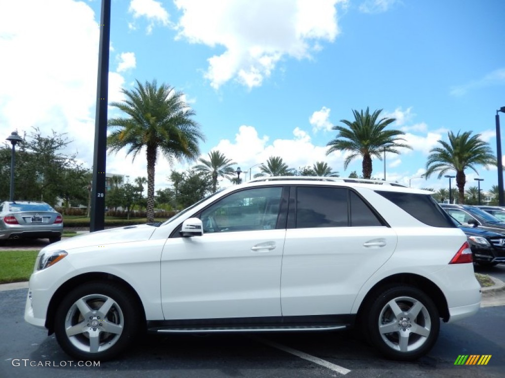 Polar White 2014 Mercedes-Benz ML 350 Exterior Photo #84757232