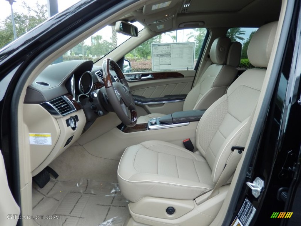 Almond Beige Interior 2014 Mercedes-Benz GL 350 BlueTEC 4Matic Photo #84758012