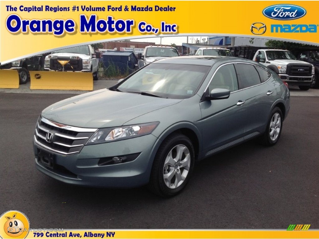 2010 Accord Crosstour EX-L 4WD - Opal Sage Metallic / Black photo #1