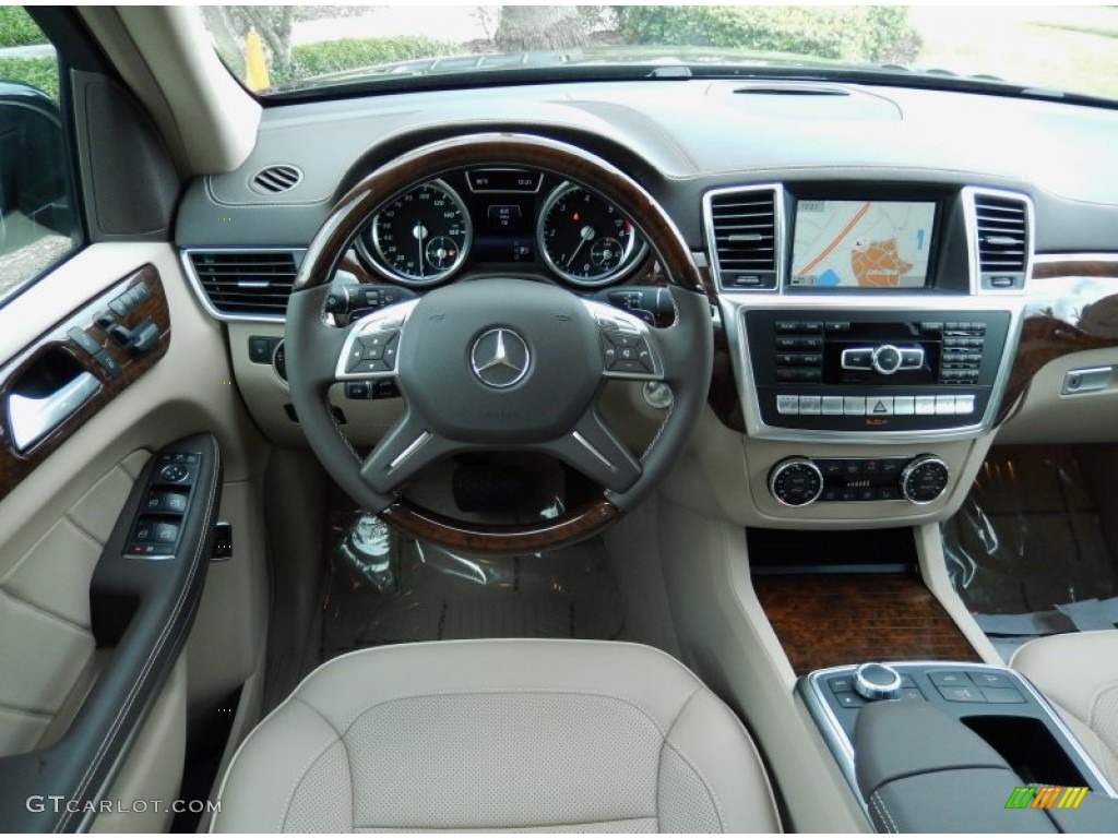 2014 Mercedes-Benz GL 350 BlueTEC 4Matic Almond Beige Dashboard Photo #84758106