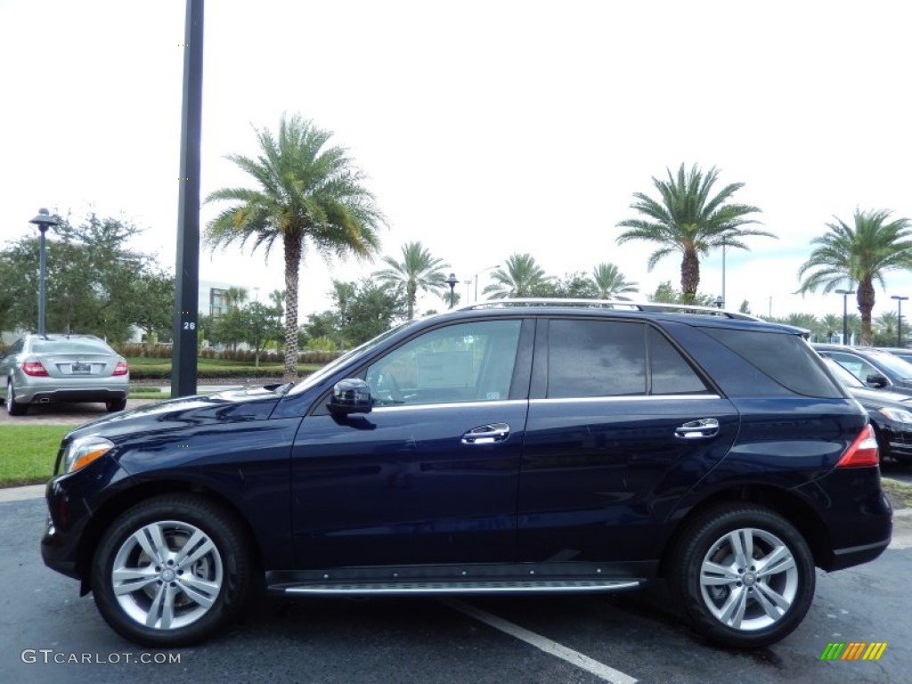 Lunar Blue Metallic 2014 Mercedes-Benz ML 350 Exterior Photo #84758255
