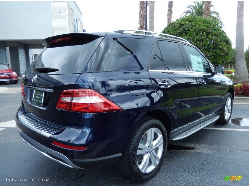 2014 ML 350 - Lunar Blue Metallic / Almond Beige photo #3