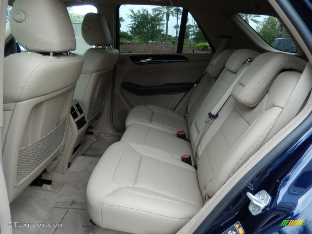 2014 ML 350 - Lunar Blue Metallic / Almond Beige photo #7