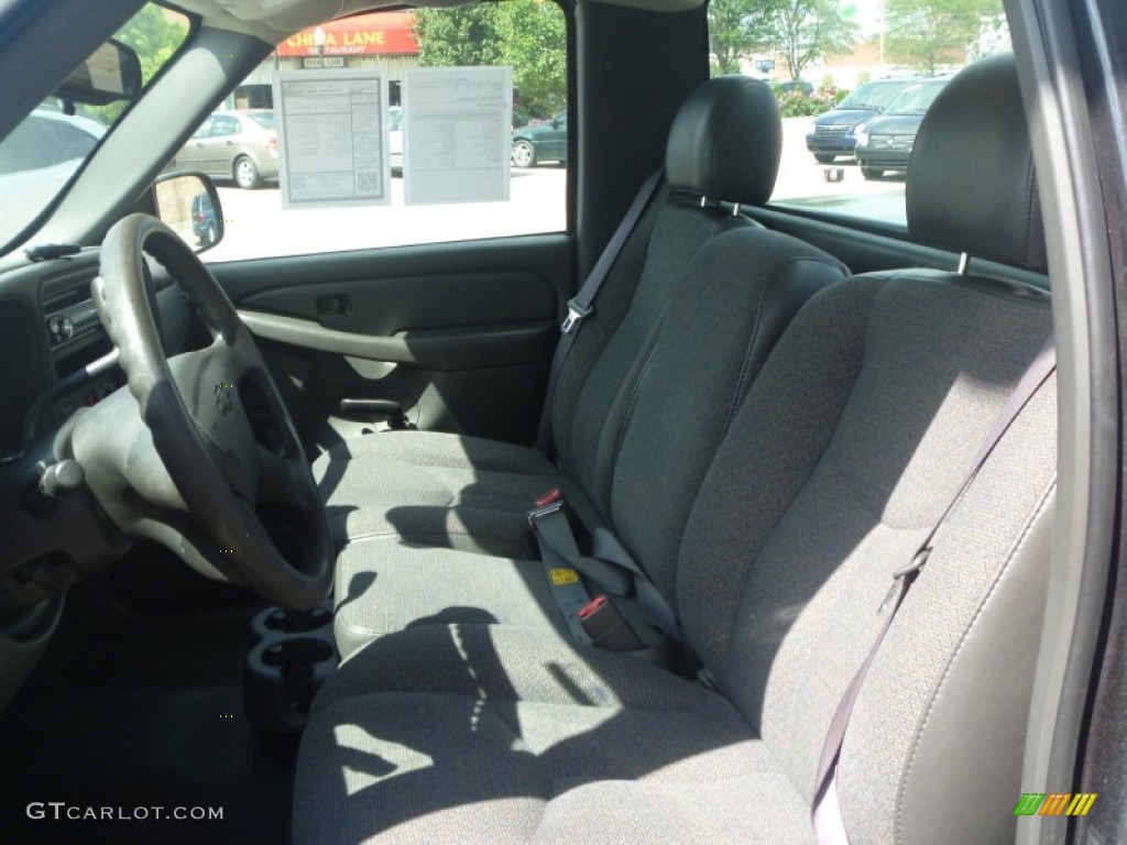 2005 Silverado 1500 Regular Cab - Dark Gray Metallic / Dark Charcoal photo #4