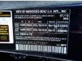 890: Lunar Blue Metallic 2014 Mercedes-Benz ML 350 Color Code