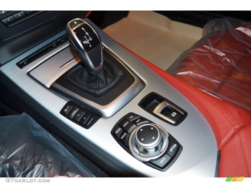 2014 Z4 sDrive35i - Mineral White Metallic / Coral Red photo #8