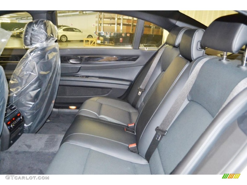 Black Interior 2014 BMW 7 Series 750Li Sedan Photo #84759719
