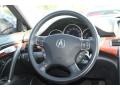 2007 Acura RL Ebony Interior Steering Wheel Photo