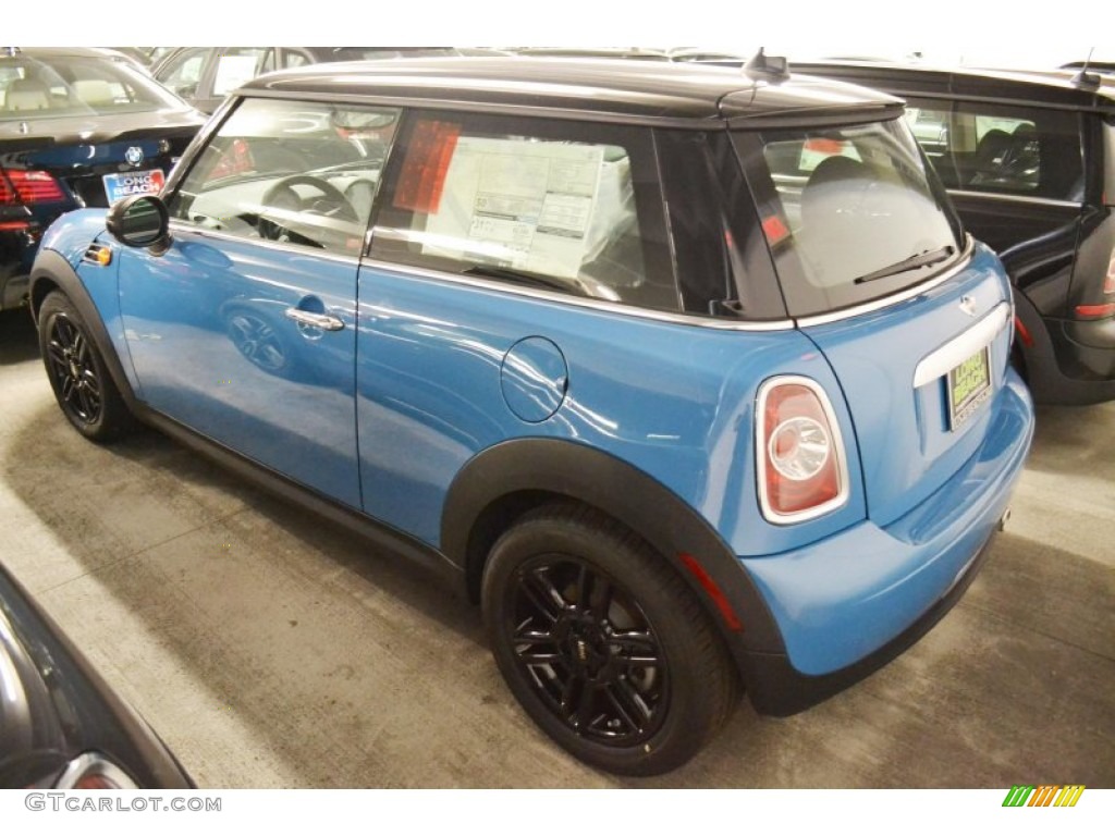 2013 Cooper Hardtop - Kite Blue / Carbon Black photo #4