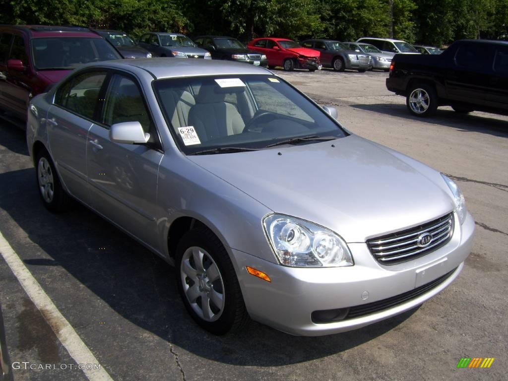 2007 Optima LX - Bright Silver Metallic / Gray photo #5