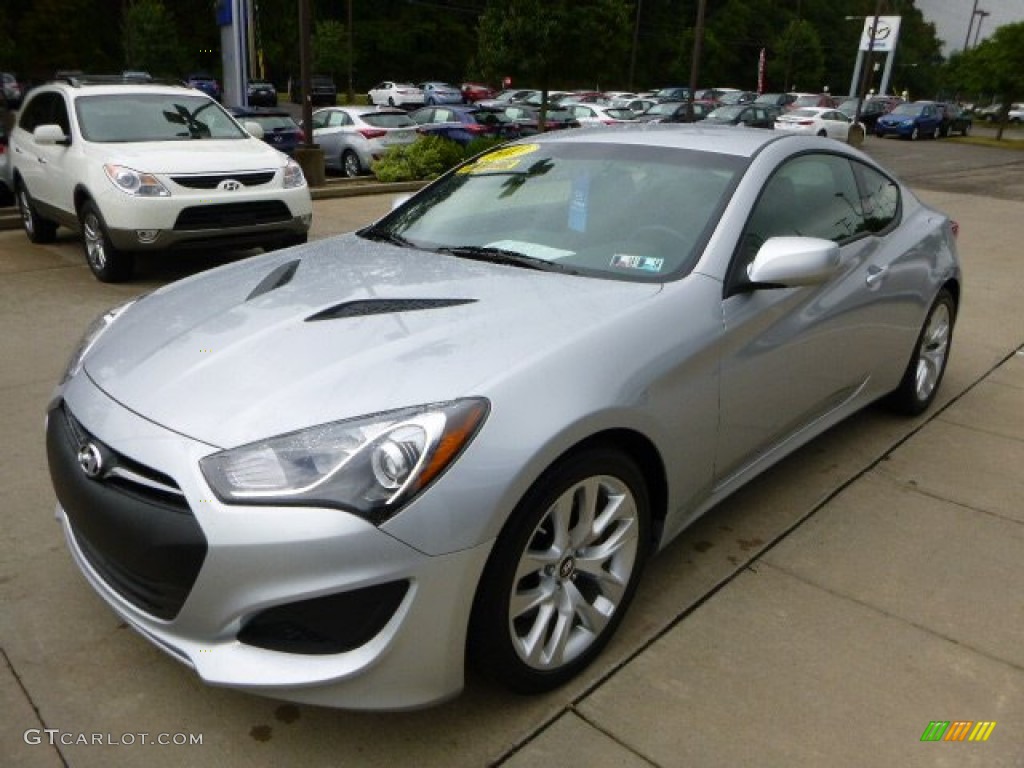 2013 Genesis Coupe 2.0T - Circuit Silver / Black Cloth photo #6