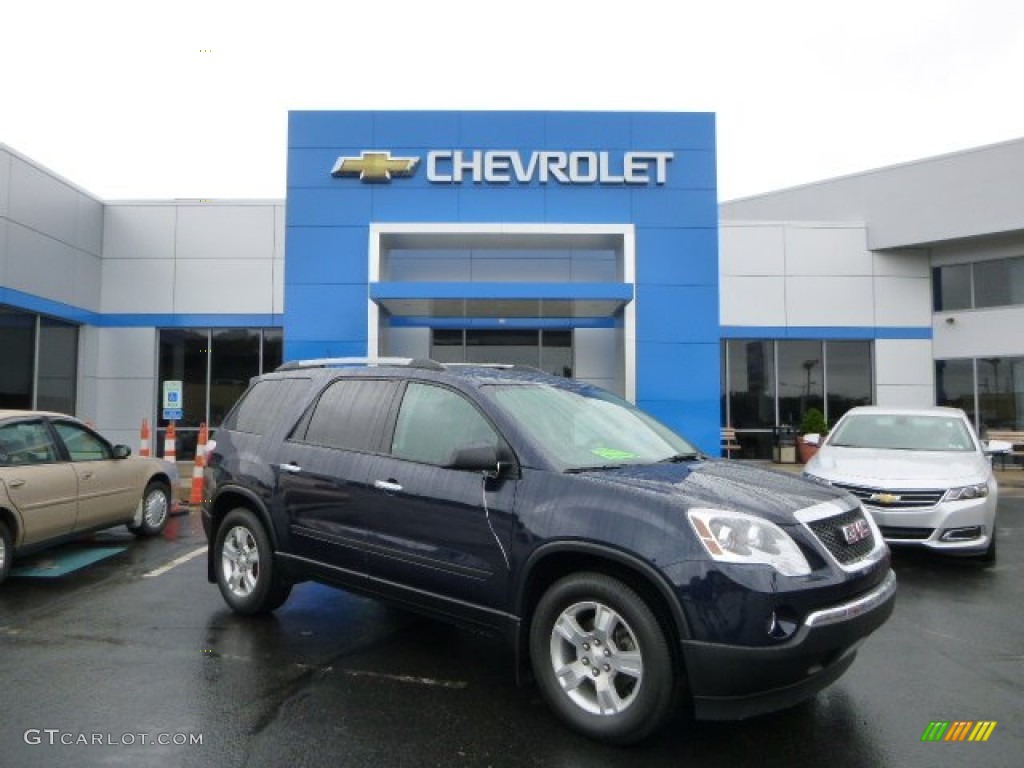 2011 Acadia SLE AWD - Deep Blue Metallic / Ebony photo #1