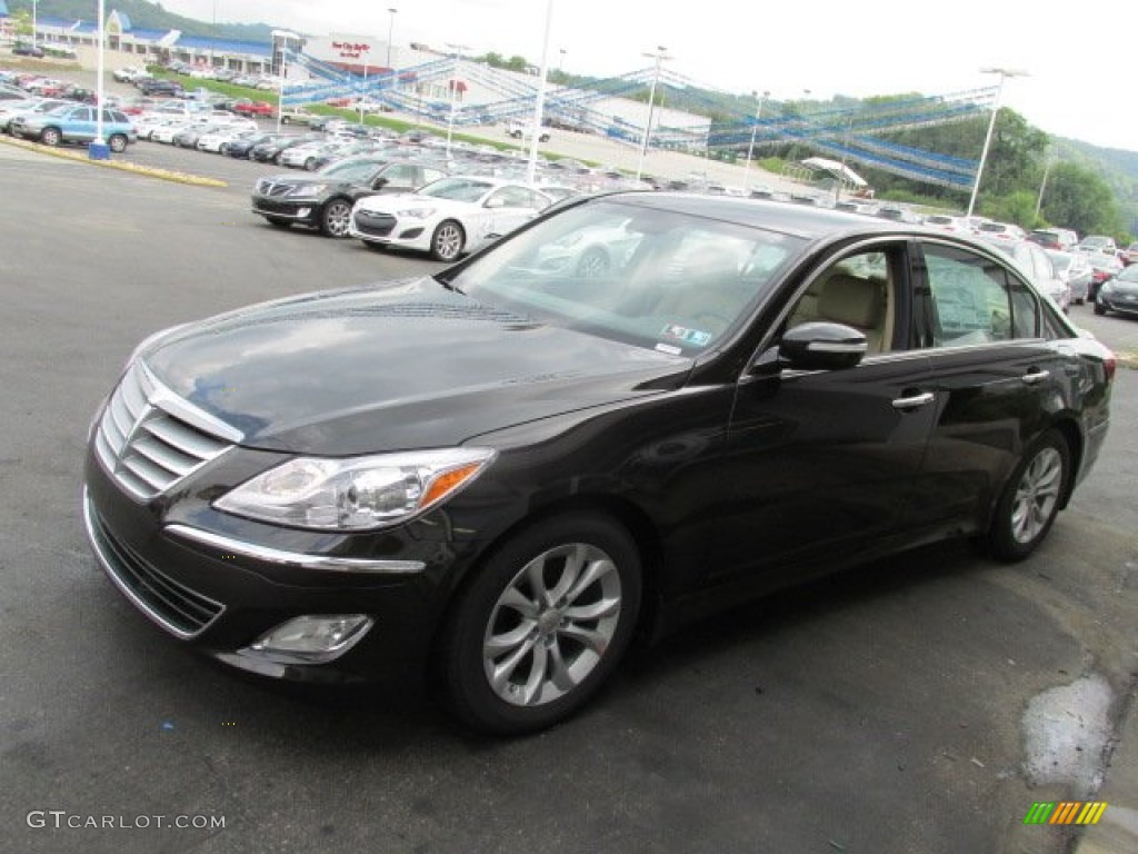 2013 Genesis 3.8 Sedan - Night Shadow Brown / Cashmere photo #5