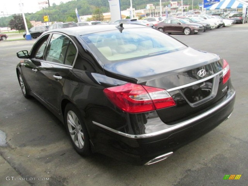 2013 Genesis 3.8 Sedan - Night Shadow Brown / Cashmere photo #6