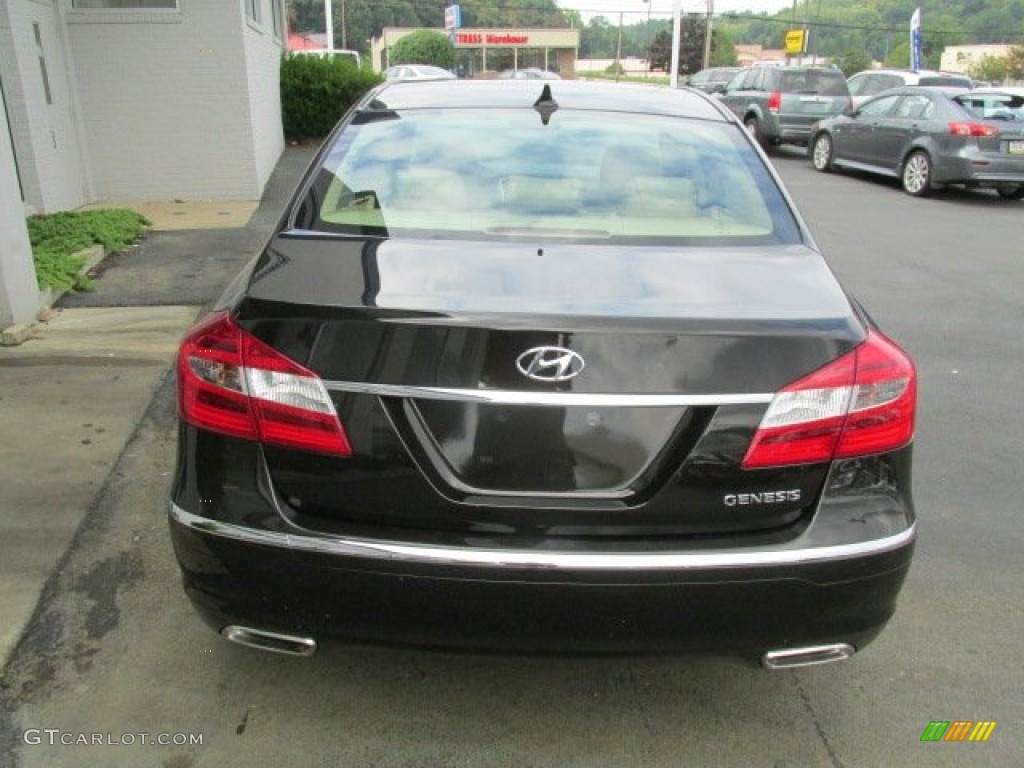 2013 Genesis 3.8 Sedan - Night Shadow Brown / Cashmere photo #7