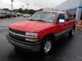 2002 Victory Red Chevrolet Silverado 1500 LS Extended Cab 4x4  photo #3