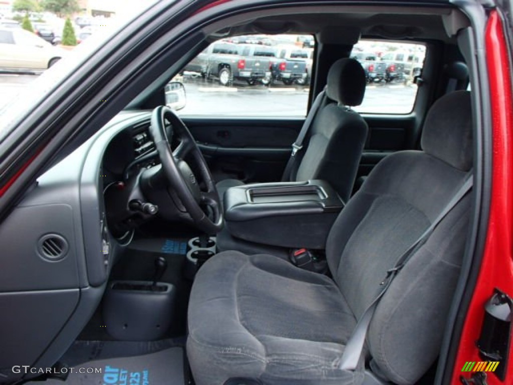 2002 Silverado 1500 LS Extended Cab 4x4 - Victory Red / Graphite Gray photo #10